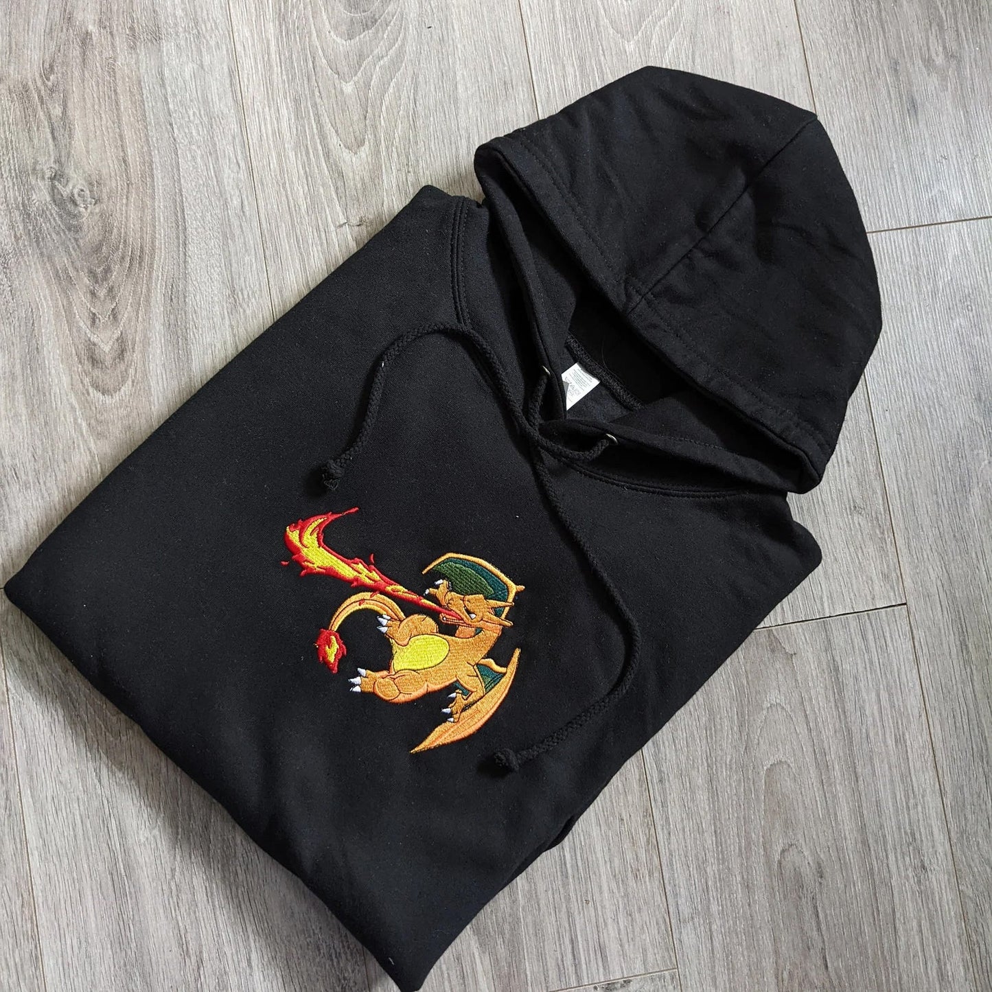 LIMITED Fire Type EMBROIDERED ANIME HOODIE