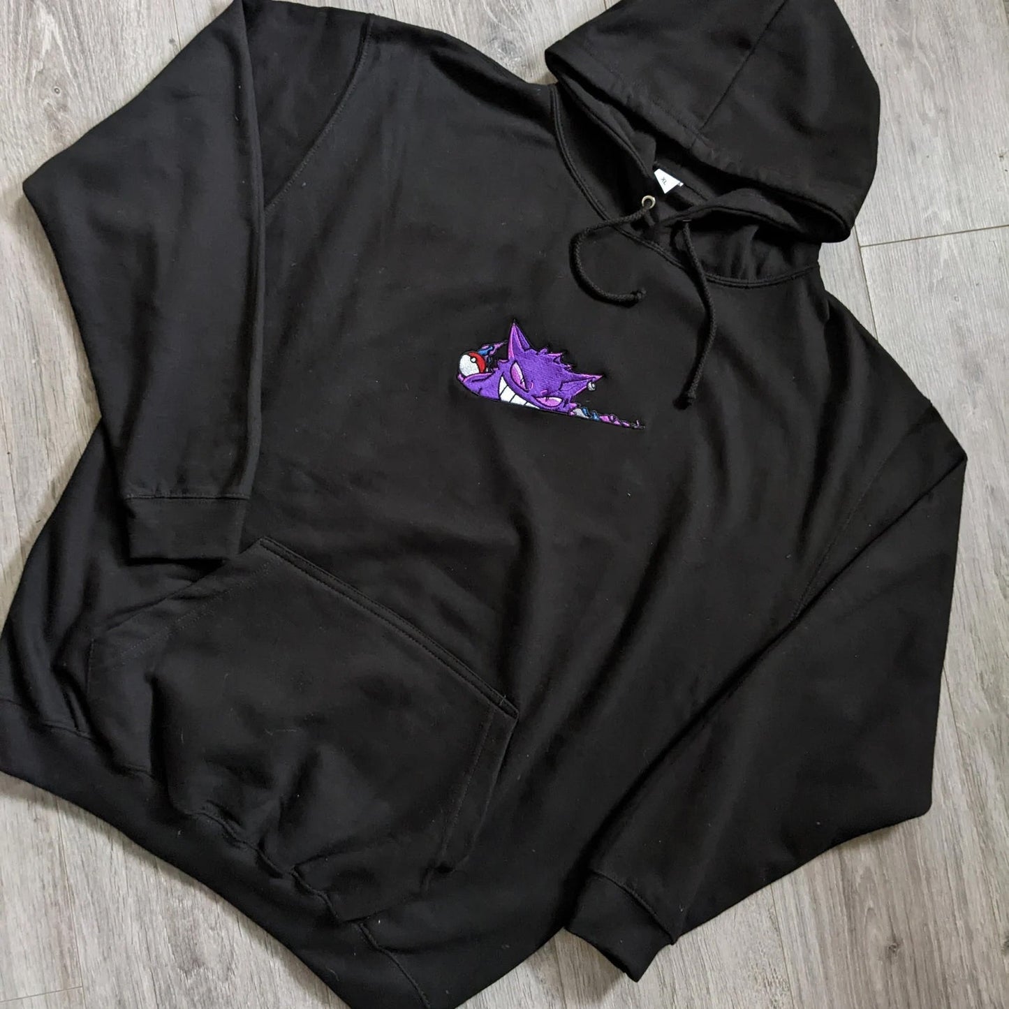 LIMITED Ghost Type EMBROIDERED ANIME HOODIE