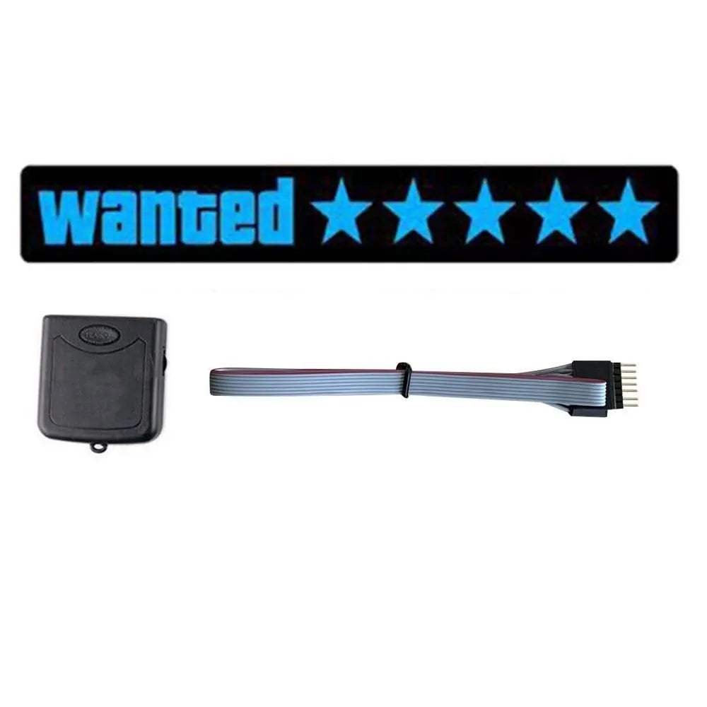 LIMITED GTA6 Wanted LED Car Sticker