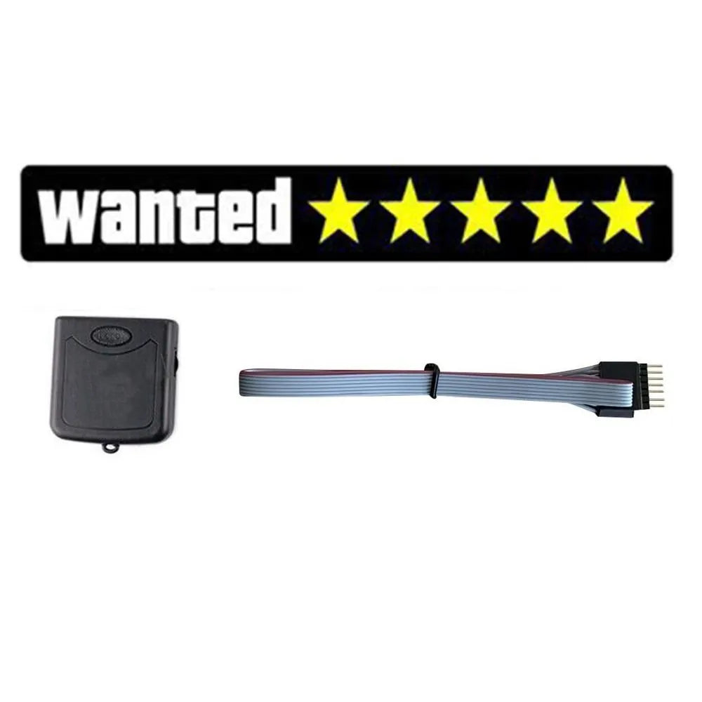 LIMITED GTA6 Wanted LED Car Sticker