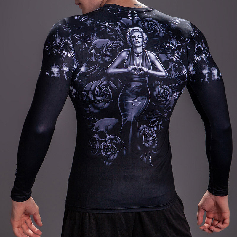 Yakuza Inspired Athletic Compression Shirt