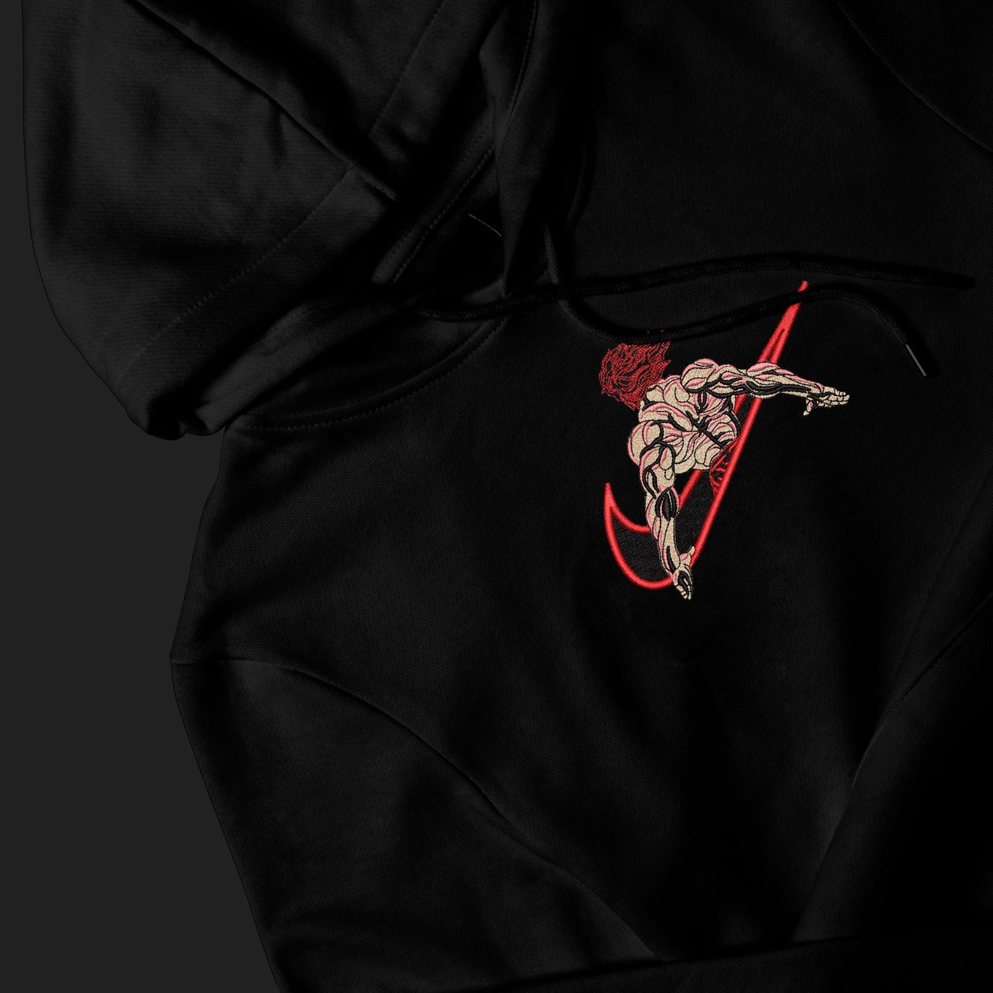 LIMITED YUJIRO NATTY HANMA EMBROIDERED HOODIE